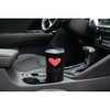 Elanze Designs Love Stitched Up Heart Wrap-Around Design 20 Ounce Stainless Steel On-The-Go Coffee Mug, Thermal Travel Tumbler with Leak Resistant - 3 of 4