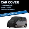 Unique Bargains Hood Windshield Cover for K CAR Aluminum Film Spunlace Cotton 116.93" - 2 of 4