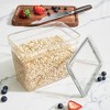 iDesign Medium Food Storage Bin with Airtight Lid - Set of 4 - Clear - 3 of 4