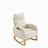 CAVINAS Premium Rocking Arm Chair with High Back,Accent Chair for Living Room - 2 of 4