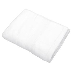 Unique Bargains Soft Absorbent Cotton Bath Towel for Bathroom kitchen Shower Towel Classic Design 1 Pcs - 1 of 4