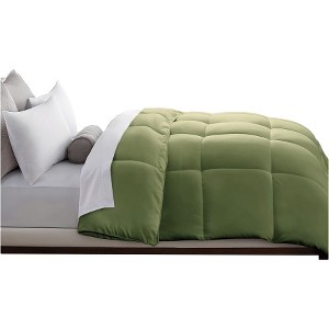 Microfiber Down Alternative Comforter (King) Sage, Green