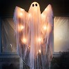 Joyfy 47’’ Halloween Light up Ghost Outdoor Decor, Hanging Ghost with LED Light for Haunted House Prop, Front Yard Lawn Garden Party Decor - 2 of 4