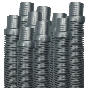 Puri Tech  Universal Pool Cleaner Hose 48 Long, Silver Color, for Hayward Navigator, Pool Vac Ultra, AquaBug - 1 of 4
