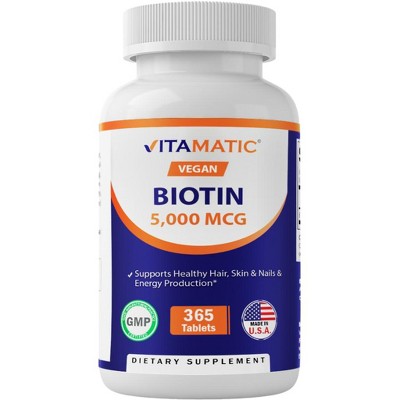 Biotin 5000mcg - 365 Vegan Tablets
