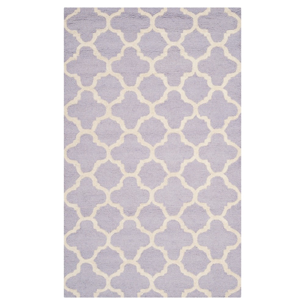 3'x5' Trellis Accent Rug Lavender - Safavieh