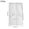 Unique Bargains Aluminium Lightweight Backpack Identifier Card Travel Luggage Tags 5 Pcs - 2 of 3