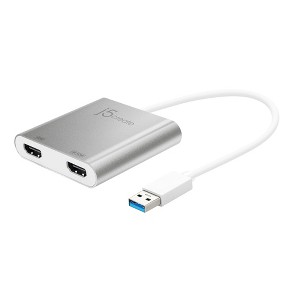 j5create USB™ 3.0 to Dual HDMI™ Multi-Monitor Adapter - 1 of 4