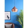 Elegant Lighting Forte 1-Light Black Pendant with Sleek Metal Shade - 2 of 4