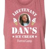 Women's - Forrest Gump - Lieutenant Dan's Ice Cream Graphic Racerback Tank - 2 of 3