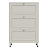 RISOKEYS Flip-Door Shoe Cabinet with Adjustable Shelves Modern Shoe Organizer with Anti-Tip Design for Families,Entryway & Small Spaces. - 2 of 4