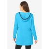 Woman Within V-Neck Hoodie Sweatshirt - 3 of 4
