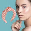 Unique Bargains Exquisite Pinstripe Straw Headband 1 Pc - 2 of 4