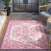 Well Woven Indoor OutdoorCelesine Fuchsia Persian Medallion Area Rug - image 2 of 4