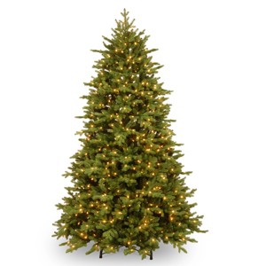 7.5' Prelit LED Deluxe Princeton Fraser Fir Artificial Christmas Tree Dual Color Lights - National Tree Company - 1 of 3