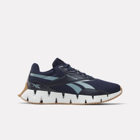 Reebok Zig Dynamica STR Shoes Size M 10 / W 11.5 Vector Navy/Leisure Blue/White