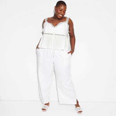 Women's Pull-On Linen Pants - Wild Fable™