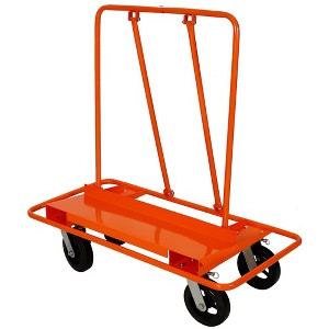 Heavy Duty Drywall Cart, 2400 LBS Load Capacity Drywall Sheet Cart, Panel Dolly Cart with 4 Swivel Wheels For Handling Wall Panel Sheetrock Wood Panel - 1 of 4
