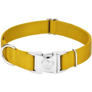 Country Brook Petz Premium Nylon Dog Collar with Metal Buckle for Small Medium Large Breeds - Vibrant 30+ Color Selection - 1 of 4