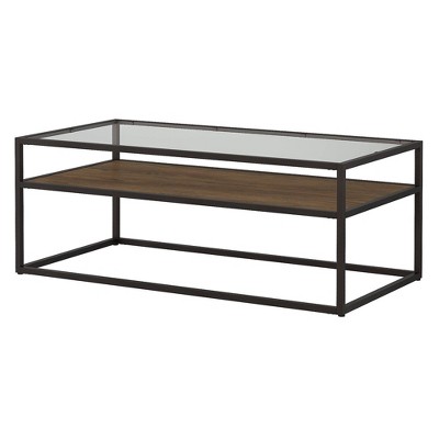 target glass coffee table