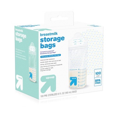 Milk Storage Bags - 100ct - up & up™
