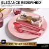 150 Pack Plastic Silverware Heavy Duty, Disposable Cutlery, 50 Spoons, 50 Forks, 50 Knives, Plastic Utensils Set for Party - SparkSettings - 4 of 4