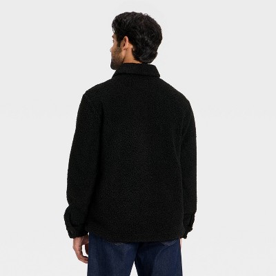 Men's Vintage High Pile Full Button Jacket - Goodfellow & Co