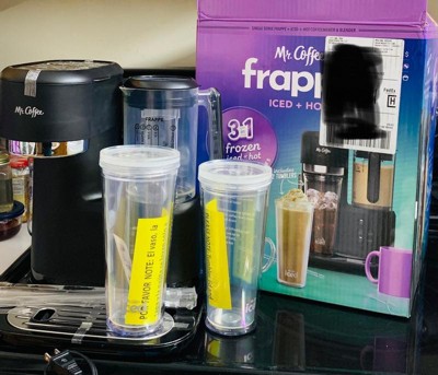 Mr. Coffee Frappe Single-serve Iced And Hot Coffee Maker/blender With 2 ...