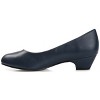 Journee Womens Saar Comfort Insole Round Toe Kitten Heel Pumps - 2 of 4