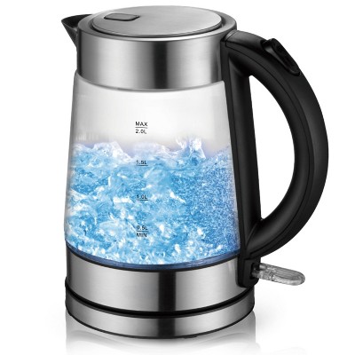 Luminuxe 2L  Electric Kettle, Speed-Boil Glass Electric Water Boiler & Warmer 1500W Tea Heater, Auto Shut-Off Cool Touch Handle