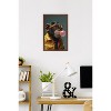 Trends International Ray Heere - Chimpanzee Blowing Bubble Framed Wall Poster Prints - 2 of 4