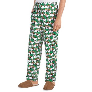 Collections Etc Peanuts Beagle Scout Snoopy Drawstring Lounge Pants - 1 of 3