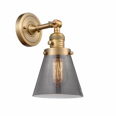 Cone - 1 Light Wall Sconce In Industrial Style-10 Inches Tall and 6.25 Inches Wide