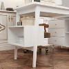 FUFU&GAGA Adjustable L-Shaped Home Office Desk with Large Storage Drawers - 3 of 4
