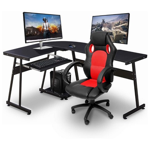 Gaming Computer Laptop Office Desk, Laptop Computer Desk For Small Spaces