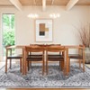 Boho Vintage Print Runner Rugs Machine Washable Non Slip Indoor Soft Accent Distressed Lightweight Thin Low Pile Carpet - 3 of 4