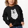 The Juniper Shop Bear Head Toddler Graphic Sweatshirt - 2 of 2
