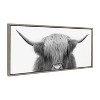 Sylvie Hey Dude Highland Cow By The Creative Bunch Studio Framed Wall ...