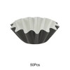 Unique Bargains Large Pleated Style Disposable Baking Cups Cardstock PET Coating 1.77"x1.18" 50 Pcs - 4 of 4