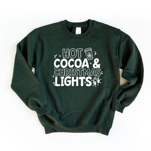 Christmas discount lights sweatshirt