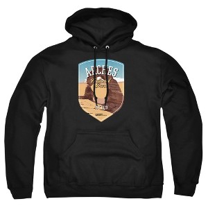 Men's Arches National Park Illustrated Landscape Pull-Over Hoodie - 1 of 4
