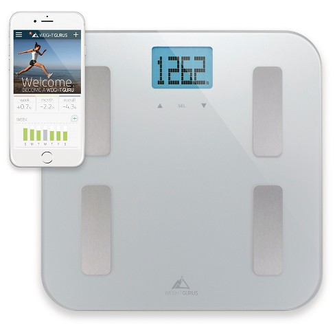 AppSync Smart Scale with Body Composition Silver - Weight Gurus