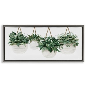 Stupell Industries Hanging Planters House Plants, 25" x 11" - 1 of 4