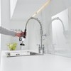 BWE Commercial Restaurant Pull-Down Dual Handle Countertop Flush Spray Utility Kitchen Faucet 8 Inch - 4 of 4