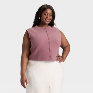 Women's Brushed Vest - A New Day™ - 1 of 3