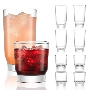 Libbey Merida 8 Piece Tumbler and Rocks Glass Set - 1 of 4