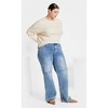 Women's Plus Size Kenia Sweater - cream | CITY CHIC - 2 of 4