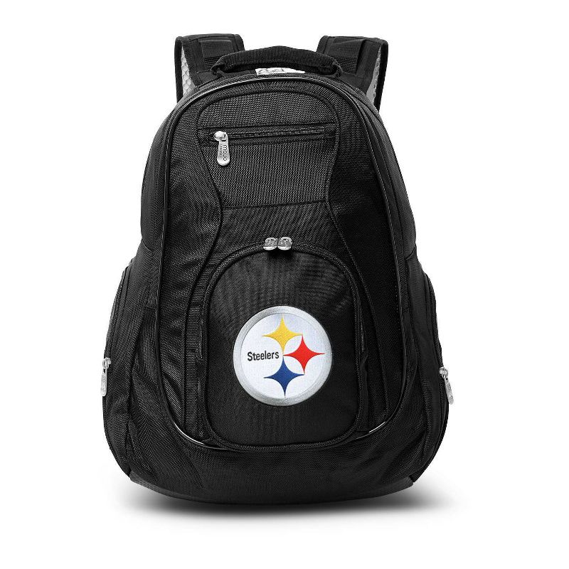 NFL Pittsburgh Steelers Premium 19&#34; Laptop Backpack - Black, 1 of 2