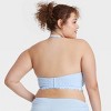 Women's High Neck Crochet Lace Bralette - Colsie™ - 2 of 3