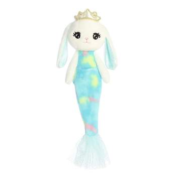 Aurora Large Merbunny Sea Sparkles Enchanting Stuffed Animal Blue 15"